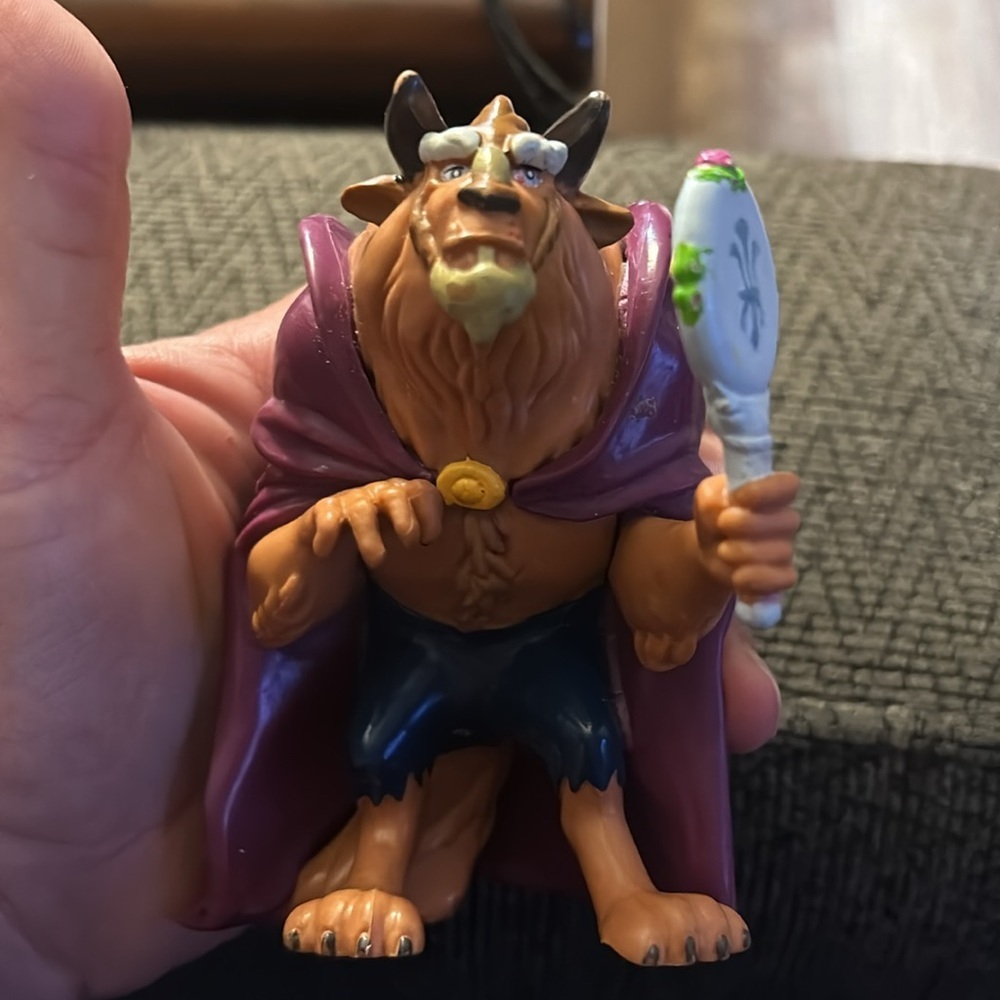 Vintage APPLAUSE Beauty And The Beast Mirror PVC Action Figure DISNEY - Picture 7 of 7